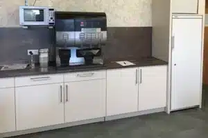 Pausenraum, Bäckerei Roscher, Cunersdorf