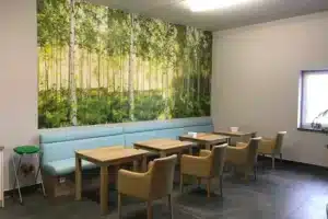 Pausenraum, Bäckerei Roscher, Cunersdorf